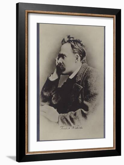 Friedrich Nietzche (1844-1900), German Philosopher and Writer--Framed Photographic Print