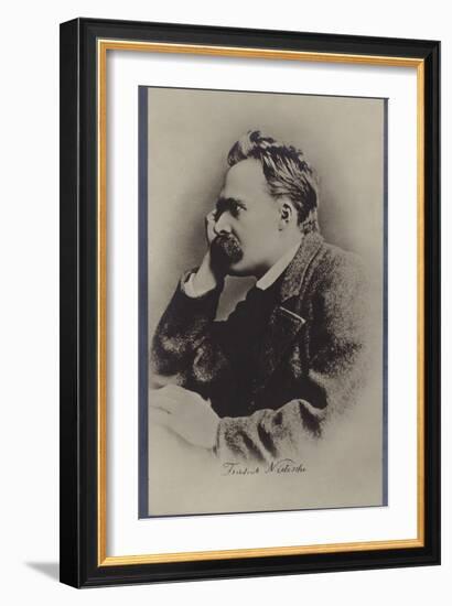 Friedrich Nietzche (1844-1900), German Philosopher and Writer-null-Framed Photographic Print