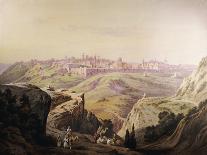 A View of Jerusalem-Friedrich Perlberg-Framed Giclee Print