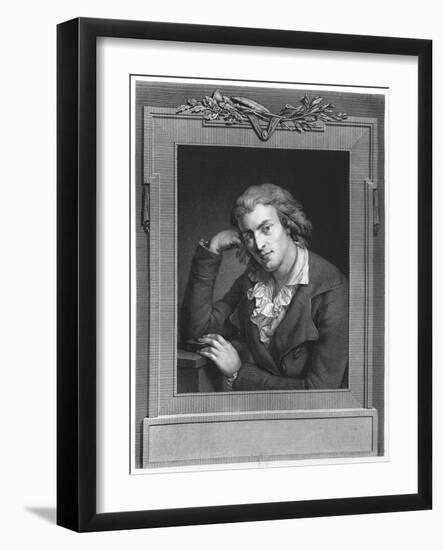 Friedrich Schiller 1796-Anton Graff-Framed Giclee Print