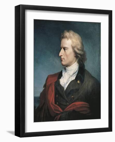 Friedrich Schiller-Gerhard von Kugelgen-Framed Art Print