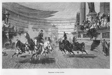 Chariot Race Under Way at the Circus Maximus Rome-Friedrich Thiersch-Art Print