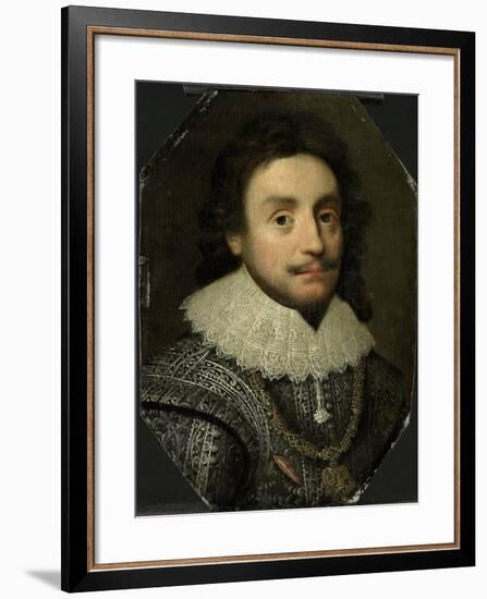 Friedrich V, Elector Palatine (Frederick I, King of Bohemia, the Winter King)-Michiel Jansz van Mierevelt-Framed Art Print