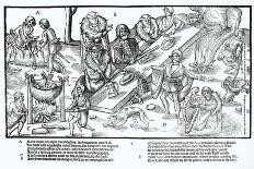 MacSweeney's Feast, Plate 3 from 'The Image of Ireland' by John Derricke, 1581-Friedrich Van Hulsen-Framed Giclee Print