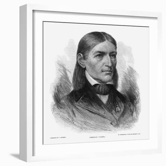 Friedrich Wilhelm August Froebel German Educator-T. Johnson-Framed Art Print