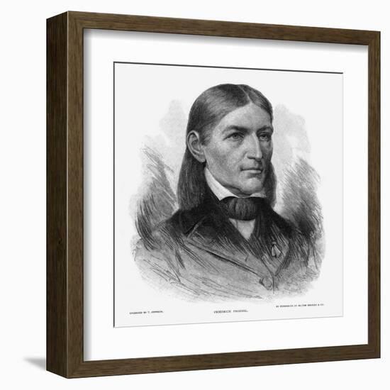 Friedrich Wilhelm August Froebel German Educator-T. Johnson-Framed Art Print