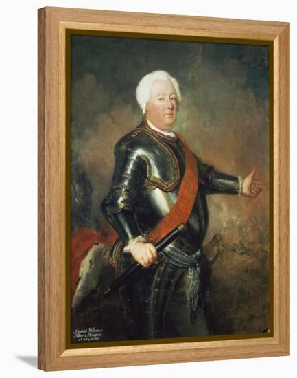 Friedrich Wilhelm I,, King of Prussia-Antoine Watteau-Framed Premier Image Canvas