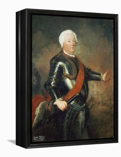 Friedrich Wilhelm I,, King of Prussia-Antoine Watteau-Framed Premier Image Canvas