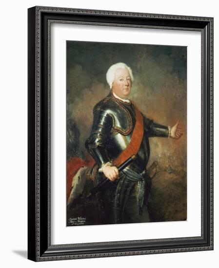 Friedrich Wilhelm I,, King of Prussia-Antoine Watteau-Framed Giclee Print