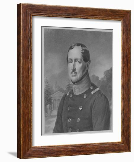 Friedrich Wilhelm Iii, King of Prussia (Engraving)-German-Framed Giclee Print