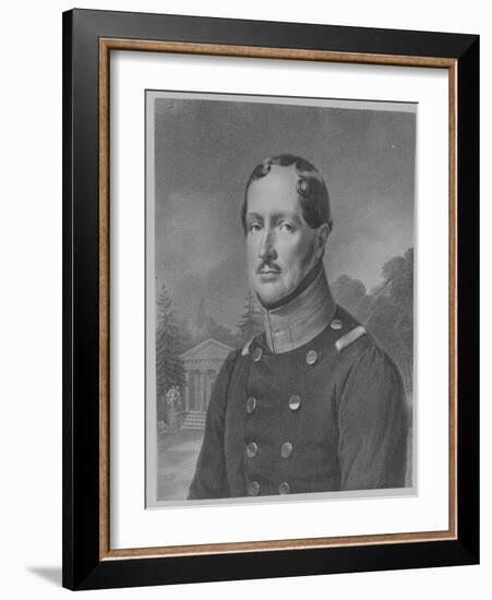 Friedrich Wilhelm Iii, King of Prussia (Engraving)-German-Framed Giclee Print