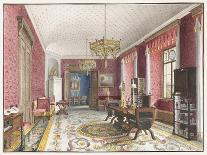 The Red Room, Schloss Fischbach, C. 1846-Friedrich Wilhelm Klose-Giclee Print