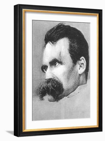 Friedrich Wilhelm Nietzsche, German Philospher and Writer-Hans Olde-Framed Giclee Print