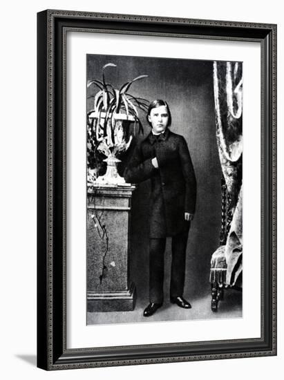 Friedrich Wilhelm Nietzsche, Illustration from 'Nietzsche' by Daniel Halevy, 1861 (B/W Photo)-German photographer-Framed Giclee Print