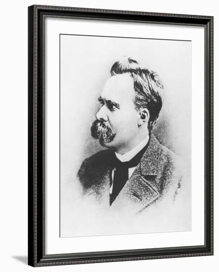 Friedrich Wilhelm Nietzsche in 1883, Illustration from Nietzsche by Daniel Halevy-null-Framed Photographic Print