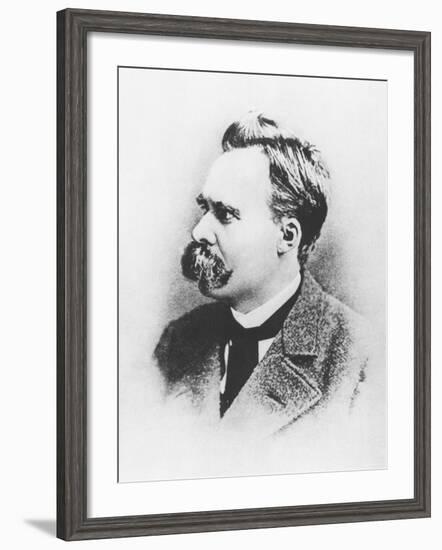 Friedrich Wilhelm Nietzsche in 1883, Illustration from Nietzsche by Daniel Halevy-null-Framed Photographic Print