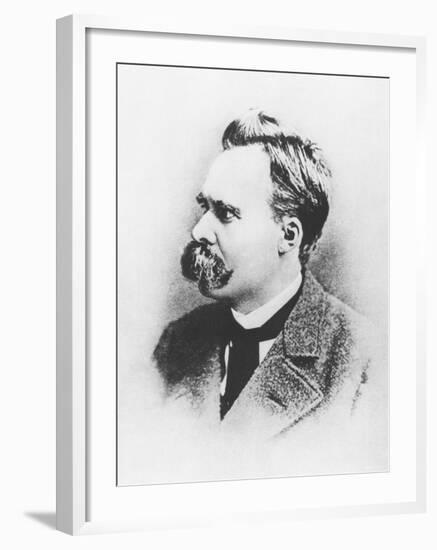 Friedrich Wilhelm Nietzsche in 1883, Illustration from Nietzsche by Daniel Halevy-null-Framed Photographic Print