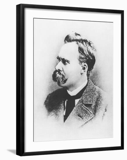 Friedrich Wilhelm Nietzsche in 1883, Illustration from Nietzsche by Daniel Halevy-null-Framed Photographic Print