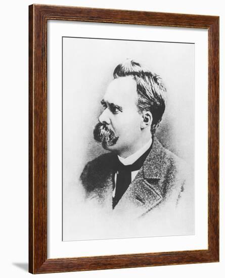 Friedrich Wilhelm Nietzsche in 1883, Illustration from Nietzsche by Daniel Halevy-null-Framed Photographic Print