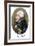 Friedrich Wilhelm Von Steuben, with His Autograph-null-Framed Giclee Print