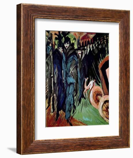 Friedrichstrasse, 1914-Ernst Ludwig Kirchner-Framed Giclee Print