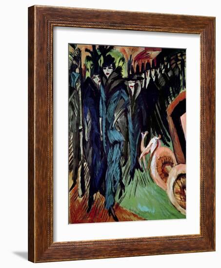 Friedrichstrasse, 1914-Ernst Ludwig Kirchner-Framed Giclee Print