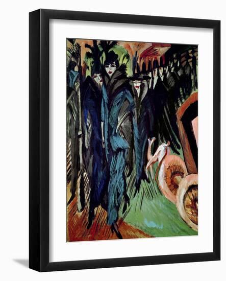 Friedrichstrasse, 1914-Ernst Ludwig Kirchner-Framed Giclee Print