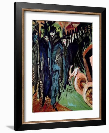 Friedrichstrasse, 1914-Ernst Ludwig Kirchner-Framed Giclee Print