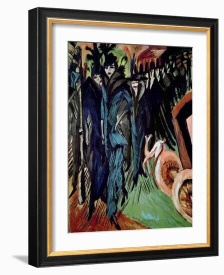 Friedrichstrasse, 1914-Ernst Ludwig Kirchner-Framed Giclee Print