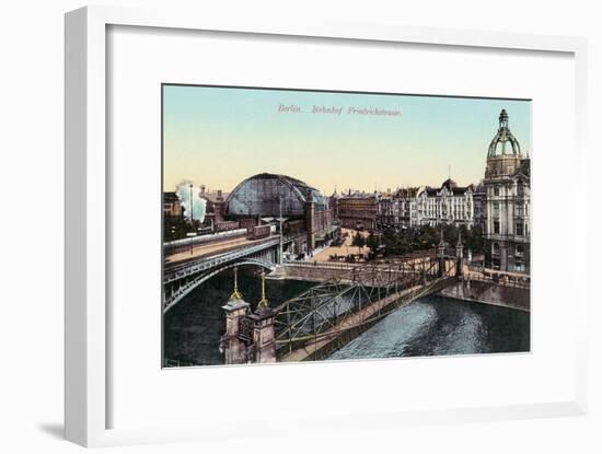Friedrichstrasse Train Station, Berlin, Germany-null-Framed Premium Giclee Print