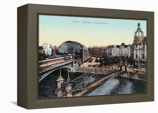 Friedrichstrasse Train Station, Berlin, Germany-null-Framed Stretched Canvas