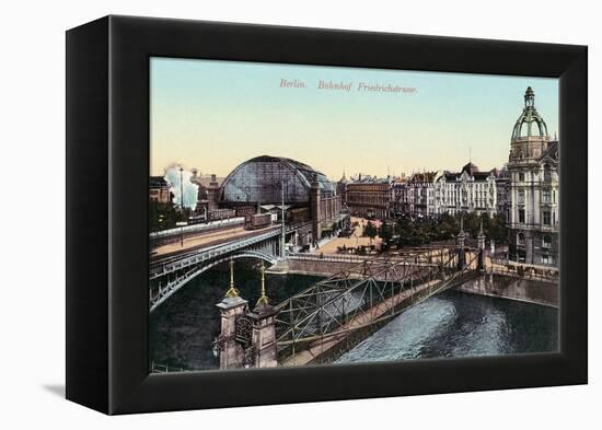 Friedrichstrasse Train Station, Berlin, Germany-null-Framed Stretched Canvas