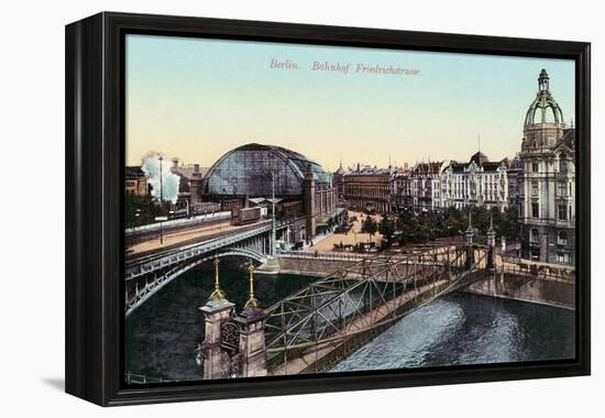 Friedrichstrasse Train Station, Berlin, Germany-null-Framed Stretched Canvas