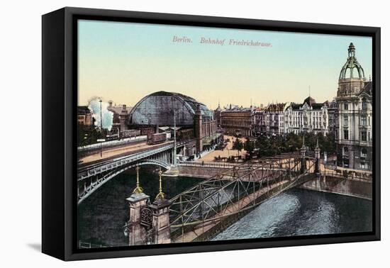 Friedrichstrasse Train Station, Berlin, Germany-null-Framed Stretched Canvas