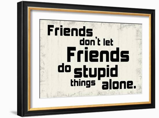 Friend 2-Lauren Gibbons-Framed Art Print