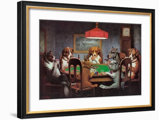 Friend in Need-Cassius Marcellus Coolidge-Framed Art Print