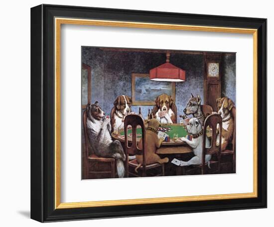 Friend In Need-Cassius Marcellus Coolidge-Framed Art Print