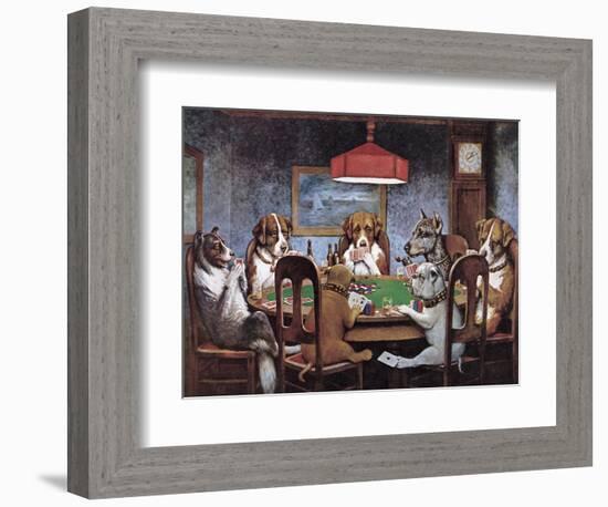 Friend In Need-Cassius Marcellus Coolidge-Framed Premium Giclee Print