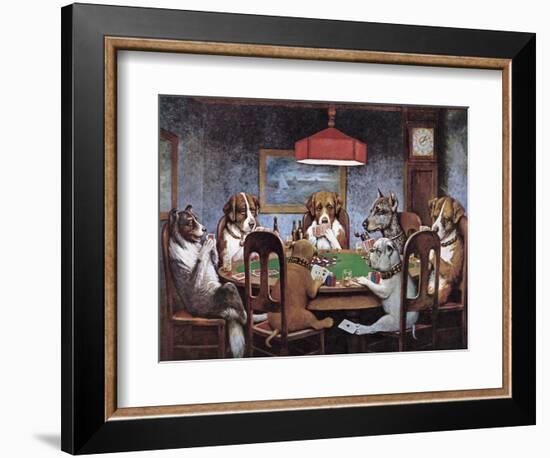 Friend In Need-Cassius Marcellus Coolidge-Framed Premium Giclee Print