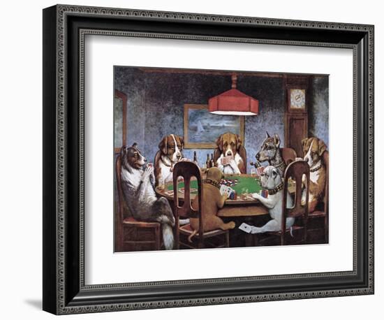 Friend In Need-Cassius Marcellus Coolidge-Framed Premium Giclee Print