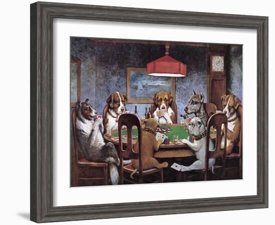 Friend In Need-Cassius Marcellus Coolidge-Framed Premium Giclee Print