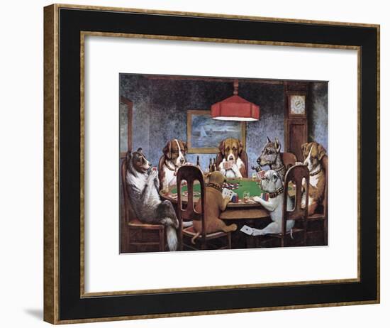 Friend In Need-Cassius Marcellus Coolidge-Framed Premium Giclee Print