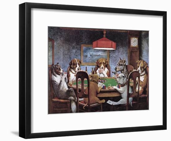 Friend In Need-Cassius Marcellus Coolidge-Framed Premium Giclee Print