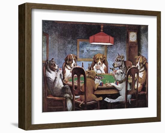 Friend In Need-Cassius Marcellus Coolidge-Framed Premium Giclee Print