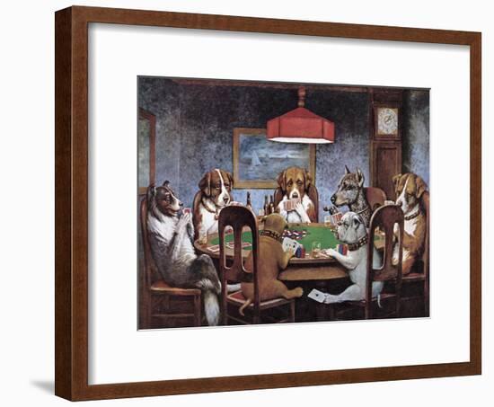 Friend In Need-Cassius Marcellus Coolidge-Framed Premium Giclee Print