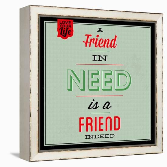 Friend Indeed 1-Lorand Okos-Framed Stretched Canvas