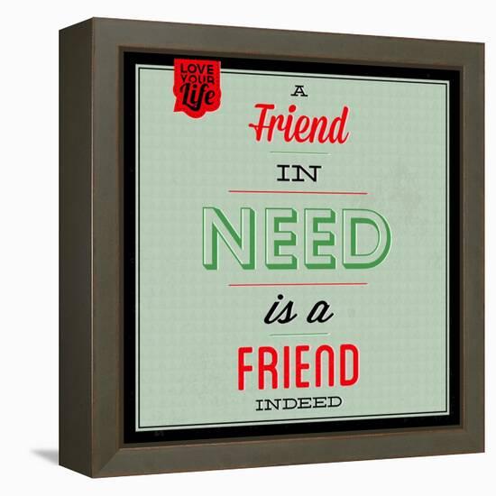 Friend Indeed 1-Lorand Okos-Framed Stretched Canvas