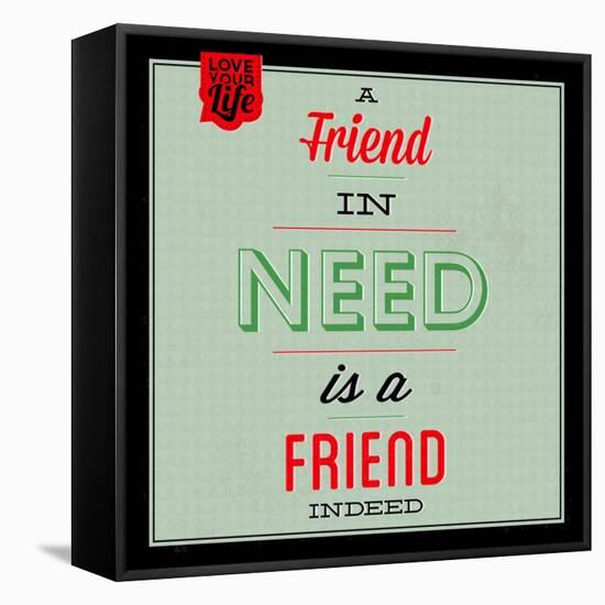 Friend Indeed 1-Lorand Okos-Framed Stretched Canvas