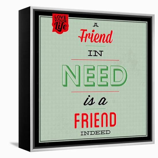 Friend Indeed 1-Lorand Okos-Framed Stretched Canvas