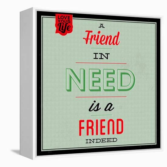 Friend Indeed 1-Lorand Okos-Framed Stretched Canvas